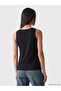 Black u-neck women's tank top from gulis gym - 4