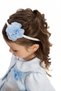 Flower Detailed Special Occasion Baby Girl Kids Evening Dress Hair Accessory and Bolero Set 6-12-18-24 Months 35397Pr - 5