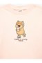 Cotton Crew Neck Short Sleeve Printed T-Shirt - 3