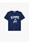 Comfortable Fit Short Sleeve Crew Neck Lobster Print T-Shirt - 3