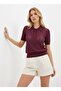 Polo Collar Half Placket Buttoned Knitwear Blouse Ss26Bz0115 - 4