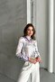 قميص MY FASHION ذو نمط تجريدي مزخرف بأزرار - 6