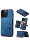 iPhone 15 Pro Max (6.9 Inch) Compatible Leather Case with Magnetic Wallet, Card Holder, and Stand Function - 3
