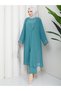Plus Size Collar Stone-Embellished Three-Piece Set - 8