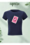 Mixed Print Cotton Lycra Body Tee Crop T-Shirt
