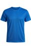 Women's Fitness Pilates Running Training Rain Pattern Polyester Fabric T-Shirt - 2