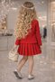 Girl's Skirt, Jacket, T-Shirt, Bag, Crown, Belt, 6-Piece Set - 3