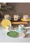 Vivienne 6-Person Porcelain Turkish Coffee Cup Set - 2