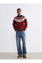 Rmz Gi̇yi̇m Farkiyla Zero Roba Collar Embroidered Men's Knitwear Sweater - 2