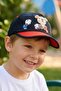 Fun Boy's Hat with 3D Teddy Bear Figure and Striped Detail - 2