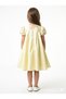 Girl's Summer Dress 2-6 Years Old 1801 Yellow - 3
