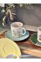 Vivienne 6-Person Porcelain Turkish Coffee Cup Set - 7