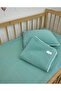 Baby Bedding Set Muslin Green 80X130 - Muslin with Elastic Sheet - 4