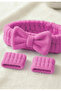 Microfiber Welsoft Hair Band and Wristband Set – Makeup & Face Washing - 5