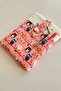 Owl Patterned Linen Book Cover with Pockets Book Organizer - 8