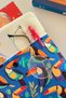 Toucan Bird Linen Book Cover with Pockets, Gift for Book Lovers - 7