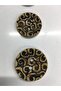 Wooden Look Patterned Button 6 Pieces 2.2 - 2