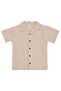Palmiye Label Hoodie Set for Ages 6-9 - Beige - 2