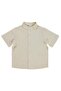 Self-Stripe Patterned Shirt for 2-5 Years Old - Brown