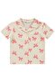 Bow Patterned Pajama Set for 2-5 Years Old - Ivory - 2