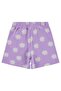 Daisy Patterned Shorts for 6-9 Years Old - Lilac - 2
