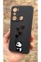 Infinix Hot 20İ Compatible Heart Panda Patterned Silicone Shock Absorbing Classic Protected Rubber Case - 4