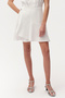 Sleeveless V-Neck Regular Linen Mini Dress with Buckle at the Waist - 3