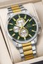 Functional Steel Cord, Steel Case Men's Wristwatch Bracelet Gift Silver-Gold Sdslz008 - 2