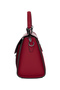 Prime Collection Women's PU Leather Handbag with Top Handle & Shoulder Strap - 3