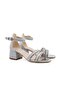 709 Silver Children's Heeled Shoes - 5