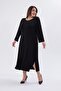 Women's Plus Size Karyoka Stitched Dress Black