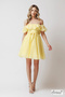 Rochie pe umeri organza