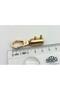 9 mm Light Gold Color Hooked Sleeve 2 Pieces - 3