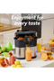 Electric Citrus Juicer 100W, 380MLOrange Lemon Lime Juicer Machine with Dual Press System - 2