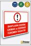 It Is Forbidden to Step on and Walk on the Tapes Isg Warning Sign Dekota 50X70 cm