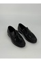 Black Men's Classic Patent Leather Shoes