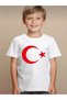 Moon Star Turkish Flag Children's T-Shirt Unisex Cotton - 2