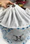 Foldable Drawstring Printing Children's Room Toy Organizer Dirty Laundry Storage Basket - 3