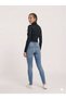 Low Waist Blue Women's Jeans Denim Trousers - 4
