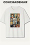 One Piece Luffy Printed Premium Oversize Cotton T-Shirt