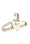 5-Piece Non-Slip Surface Hanger 45 cm – Beige Color Clothes & Coat Hanger Vch-7025 - 2