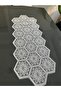 French Lace Luxury Tulle Guipure Stylish Single Runner - Smart Coffee Table Cover 40X110 cm - 5
