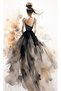Black Dress Painting