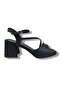 402-26 Satin Thick Heel Anatomical Women's Sandals - 2