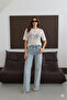 Romantic and Stylish: Crew Neck Transparent Lace Blouse - 3