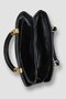 Black Women's Hand and Shoulder Bag - Stylish Daily Bag with Gold Detailing and Multiple Compartments - 2