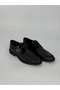 Black Lace-Up Men's Patent Leather Shoes, Stylish Model for Groom's Outfit - 3