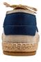 Men's vegan cream lace-up espadrille - japanese waves design - 5