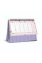 Hard Cover Perpetual Agenda & Desktop Planner Set of 2 - Pink - 2