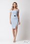 Rochie midi pe umeri eleganta